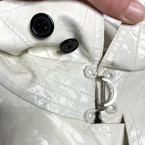 3.1 Phillip Lim | Coated Linen Trench Coat in Cream 10 - Picture 3 of 15